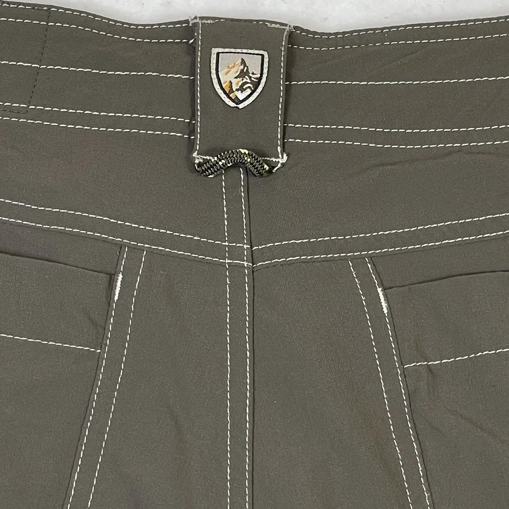 Kuhl Renegade Men 32 Hiking Shorts Brown Stretch Contrast Stitch 11" Inseam - Picture 10 of 12